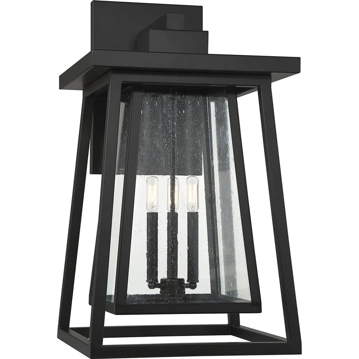 Savoy House - Denver Outdoor Wall Lantern - 5-2023-BK | Montreal Lighting & Hardware