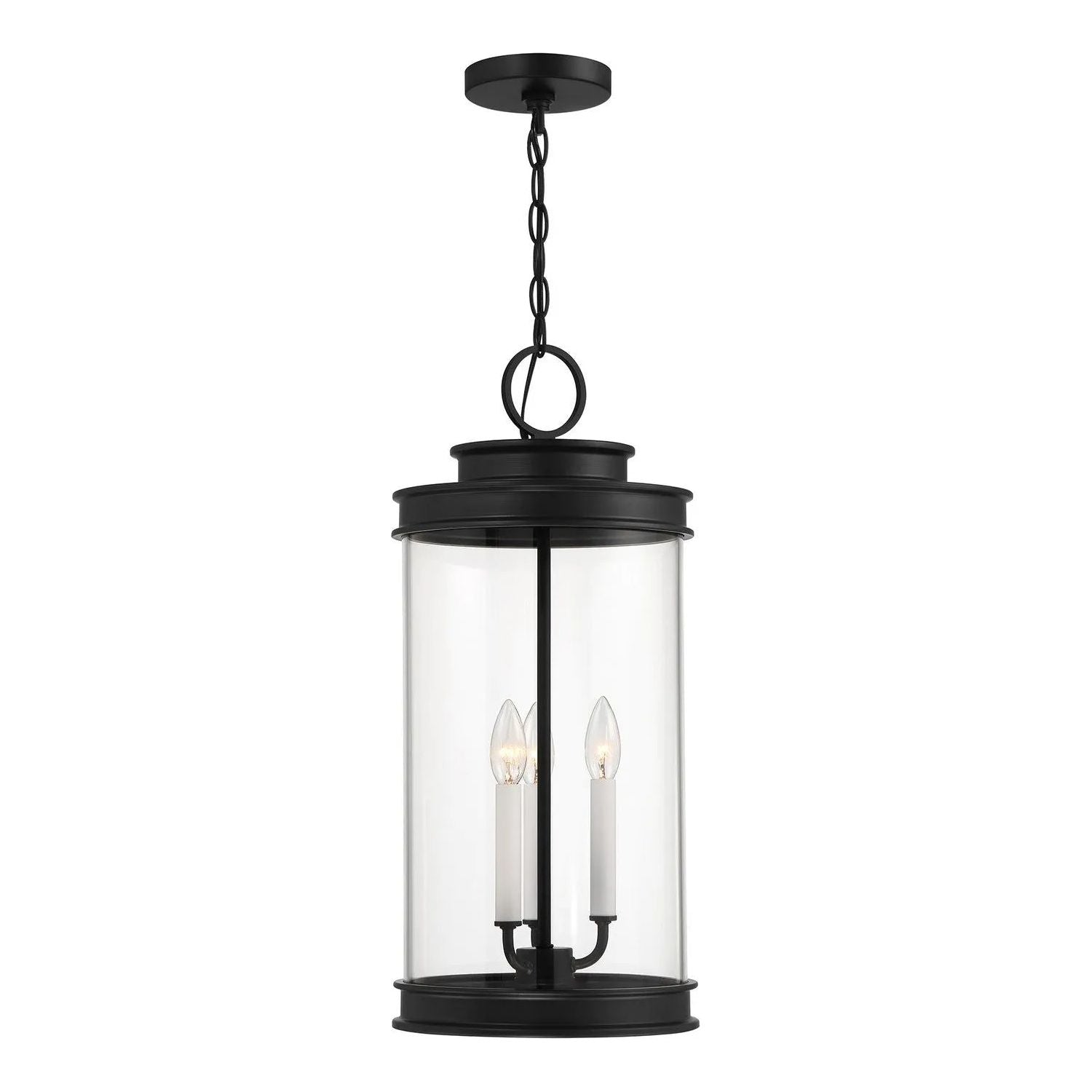 Savoy House - Englewood Outdoor Hanging Lantern - 5-901-BK | Montreal Lighting & Hardware