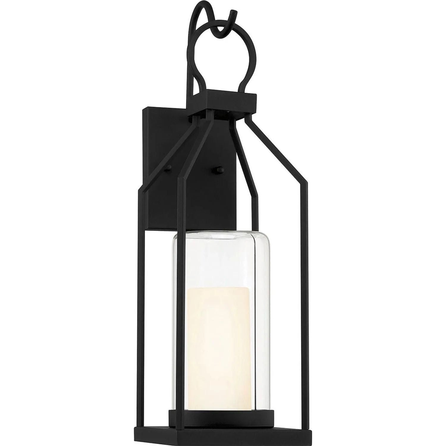 Savoy House - Hamilton Outdoor Wall Lantern - 5-1985-BK | Montreal Lighting & Hardware