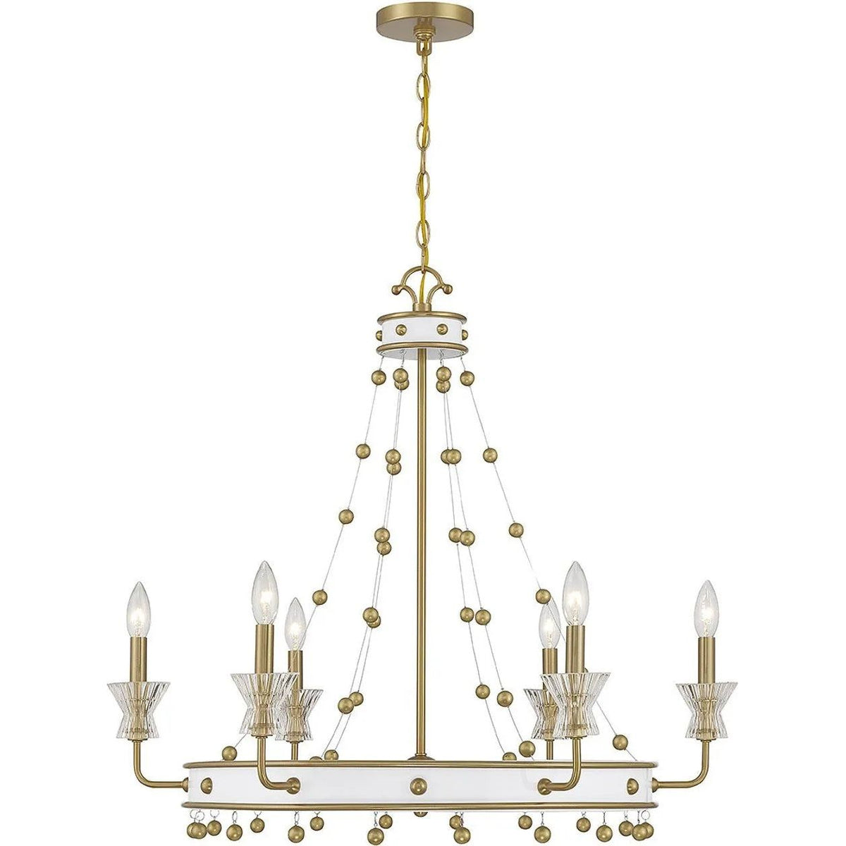 Savoy House - Iris Chandelier - 1-3804-6-142 | Montreal Lighting & Hardware