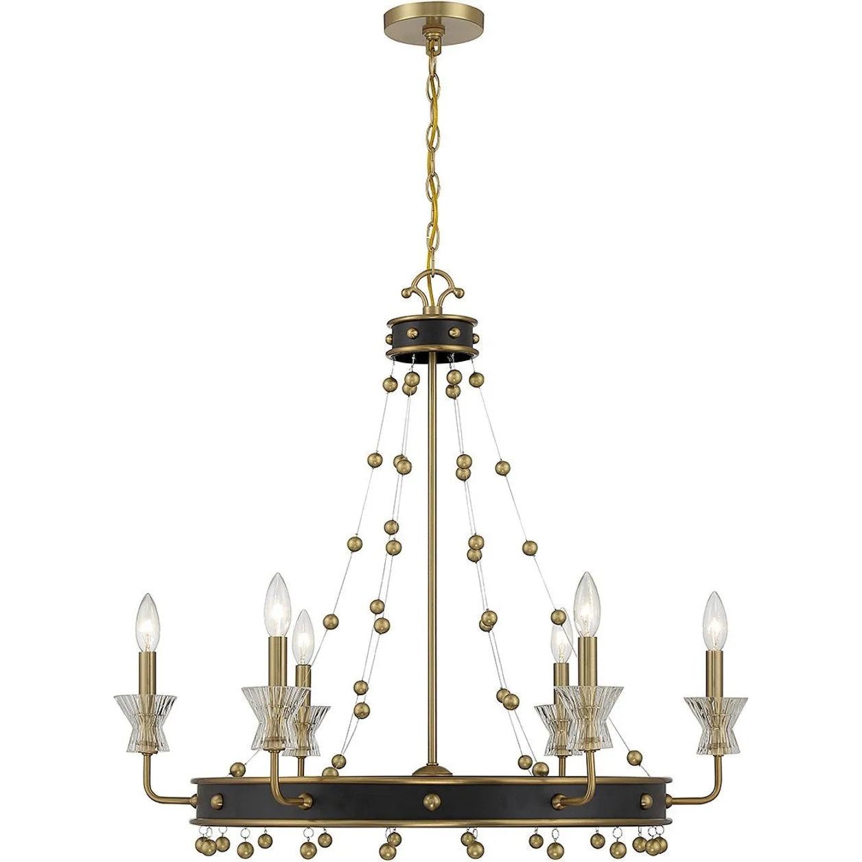 Savoy House - Iris Chandelier - 1-3804-6-143 | Montreal Lighting & Hardware