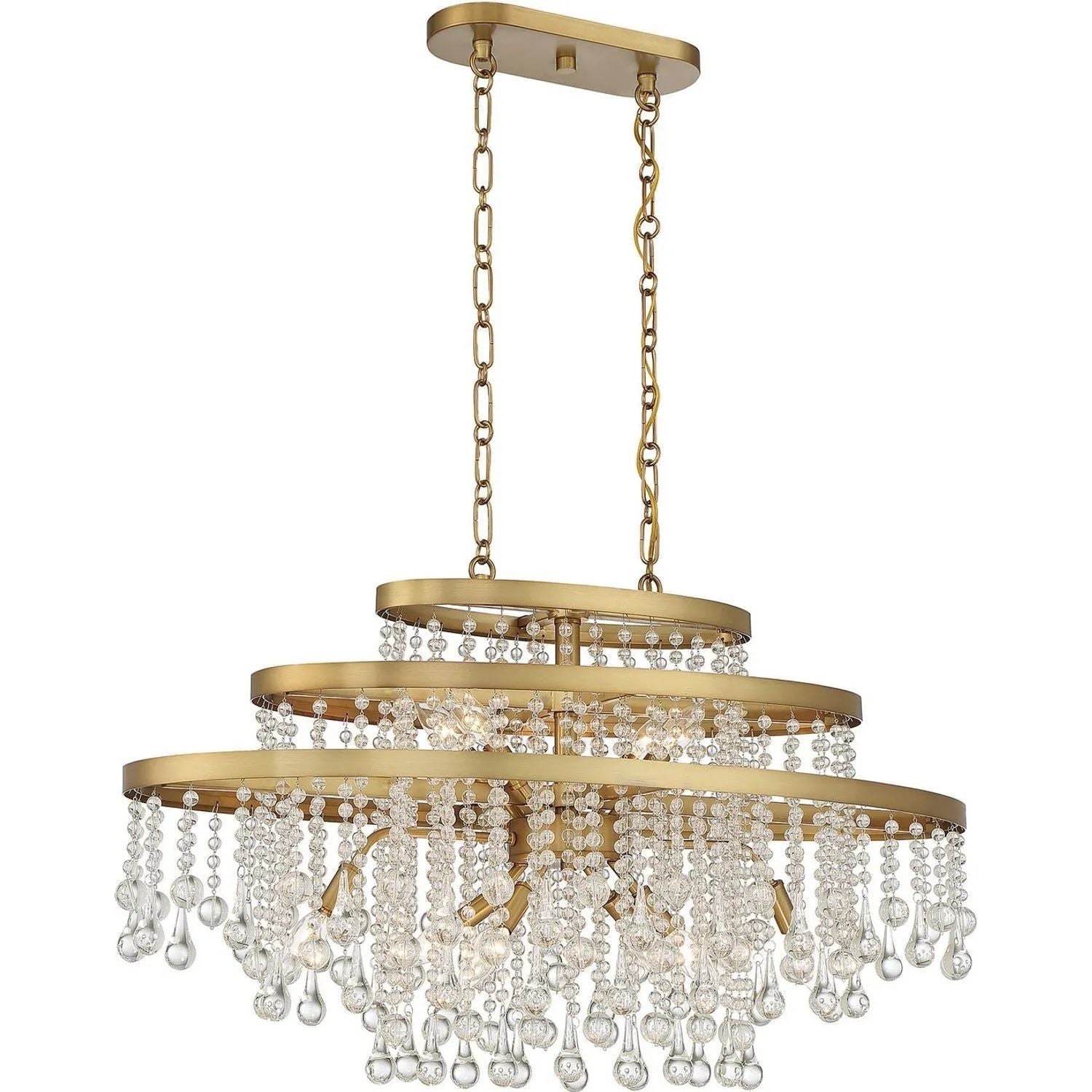 Savoy House - Luna Oval Chandelier - 1-1867-10-322 | Montreal Lighting & Hardware