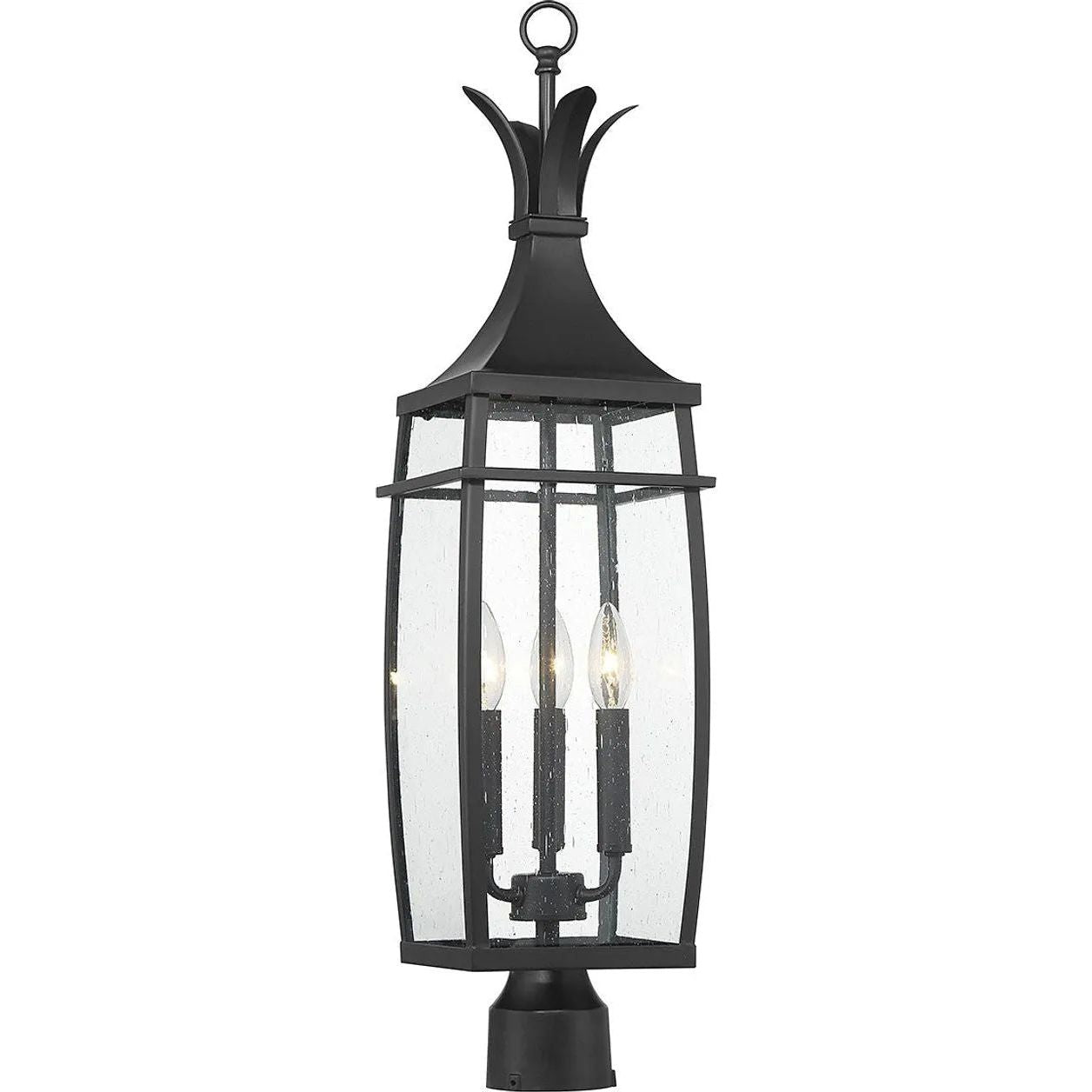 Savoy House - Montpelier Outdoor Post Lantern - 5-769-BK | Montreal Lighting & Hardware