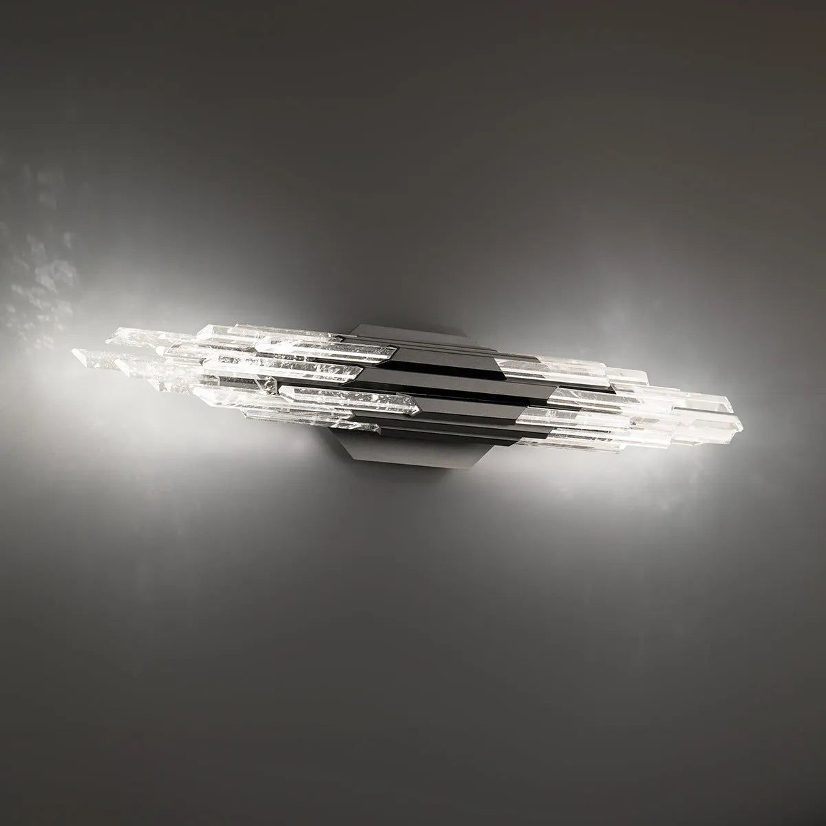 Schonbek Beyond - Organza LED Wall Sconce - BWS65428-BK | Montreal Lighting & Hardware