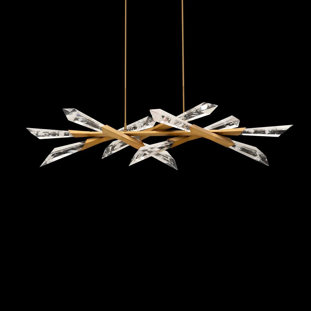 Schonbek Beyond - Solitude LED Linear Pendant - BPD31460-AB | Montreal Lighting & Hardware