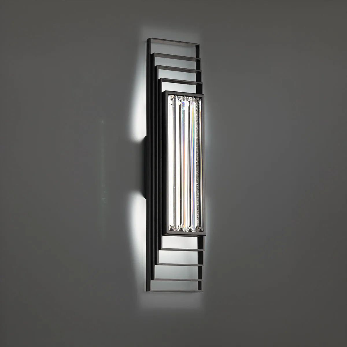 Schonbek Beyond - Terrace LED Wall Sconce - BWS62424-BK | Montreal Lighting & Hardware