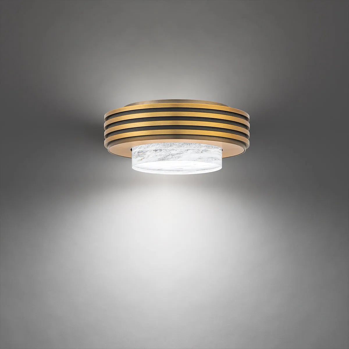 Schonbek Beyond - Zircle LED Flush Mount - BFM82408-AB | Montreal Lighting & Hardware