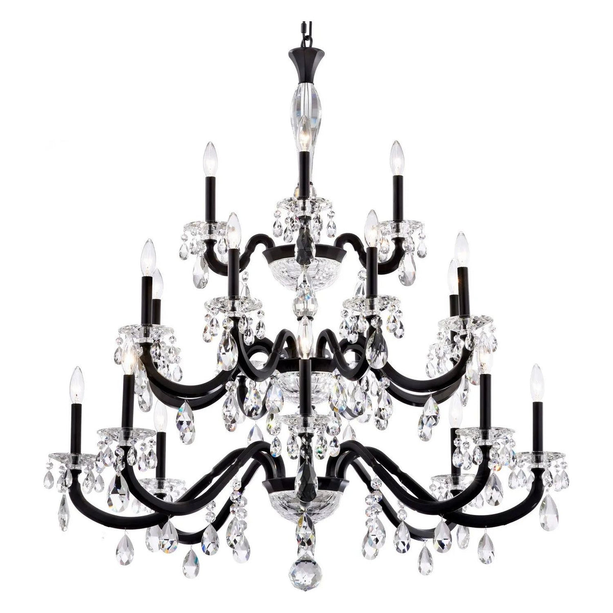 Schonbek - San Marco 3-Tier Chandelier - S8620N-51R | Montreal Lighting & Hardware