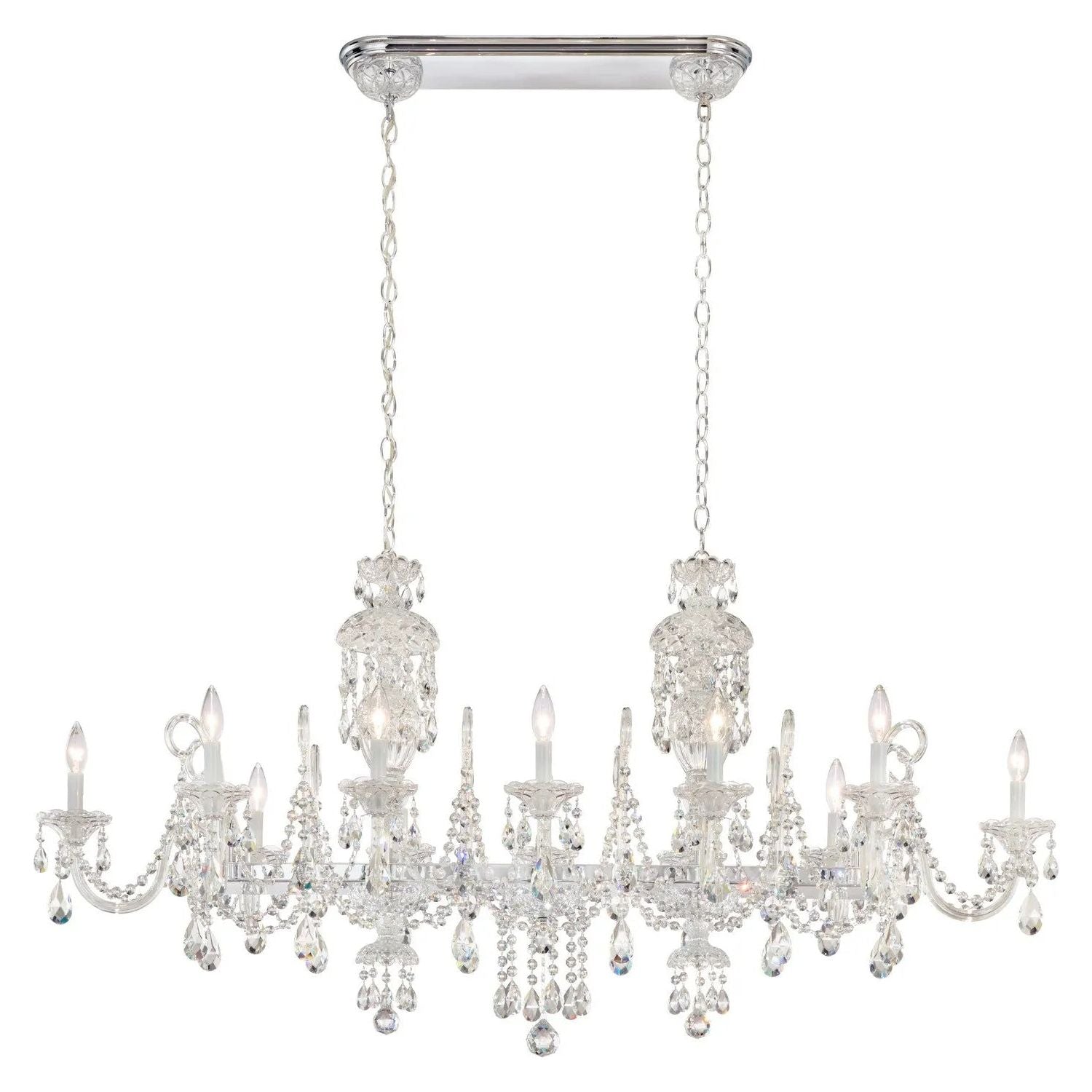 Schonbek Signature - Sterling Linear Linear Chandelier - S6912-40R | Montreal Lighting & Hardware