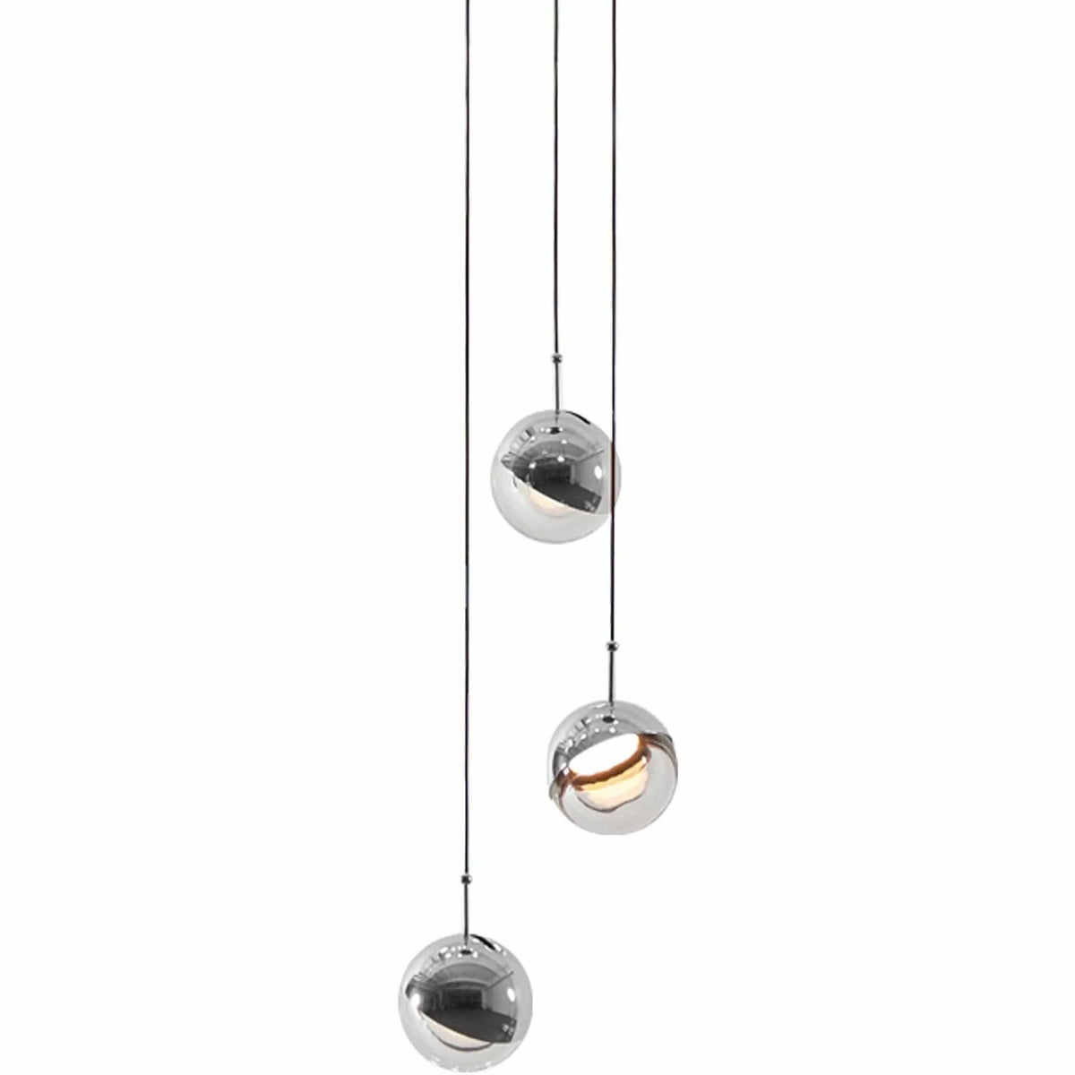 Seed Design - Dora Pendant Light 3 - SLD-1010P3-CPR | Montreal Lighting & Hardware