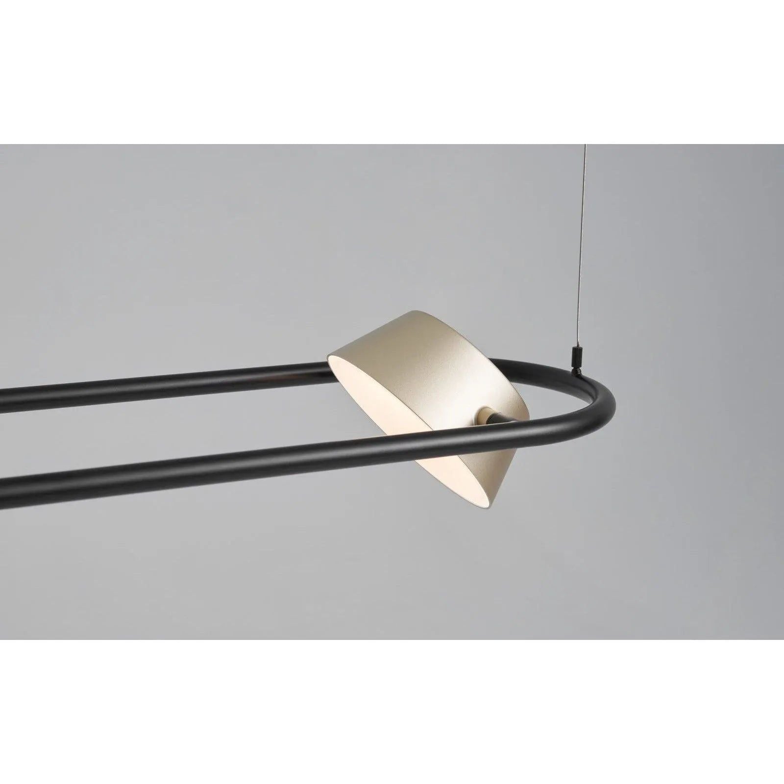 Jilian Minimalist L-Shaped Metal Pendant Light