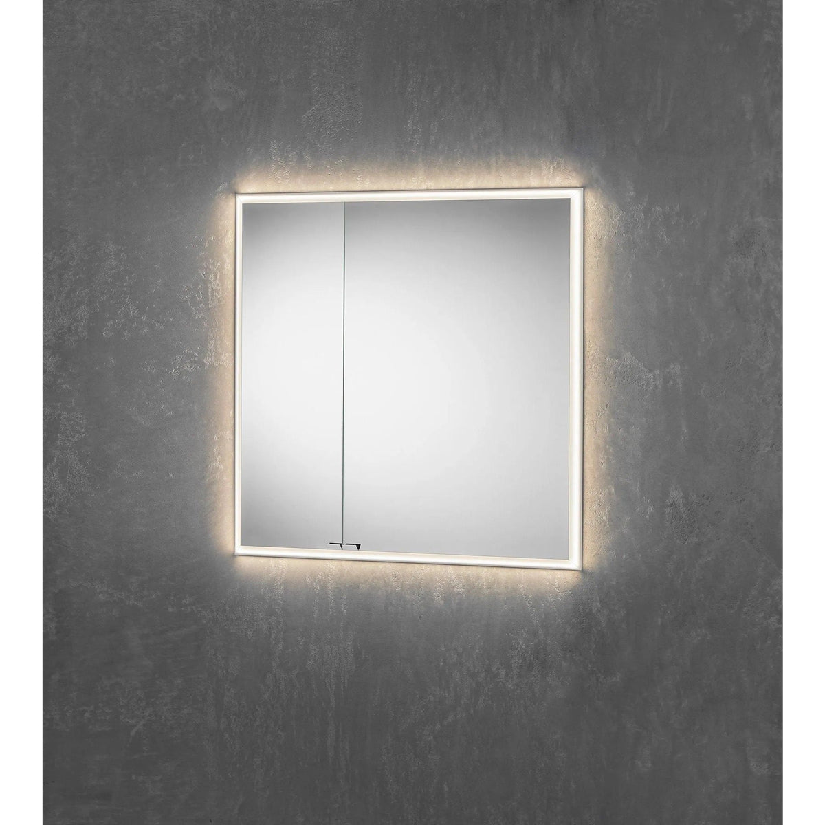 Sidler - QUADRO Two Offset Mirror Medicine Cabinet - 1.1008.023 | Montreal Lighting & Hardware