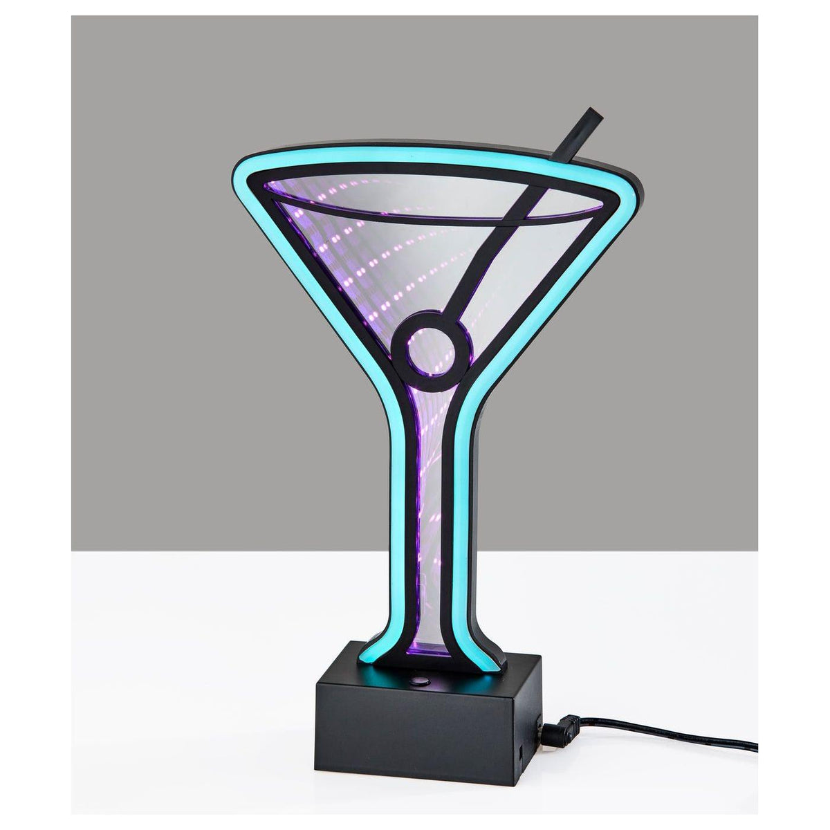 Infinity Neon Martini Glass