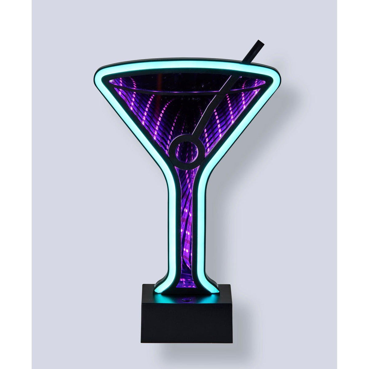 Infinity Neon Martini Glass