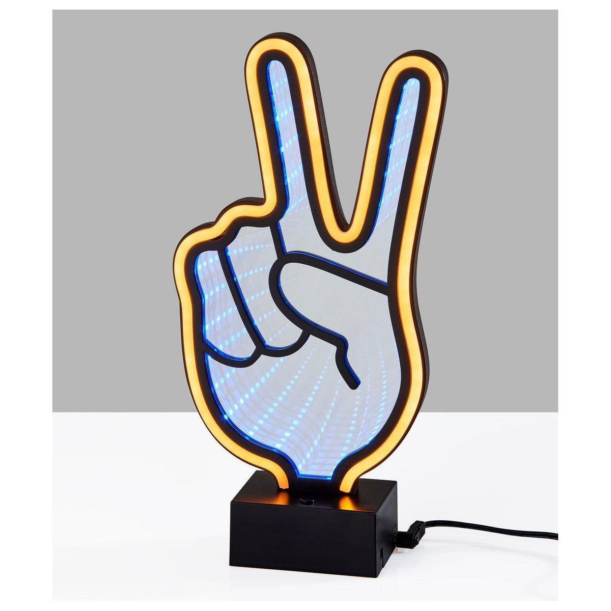 Infinity Neon Peace Sign