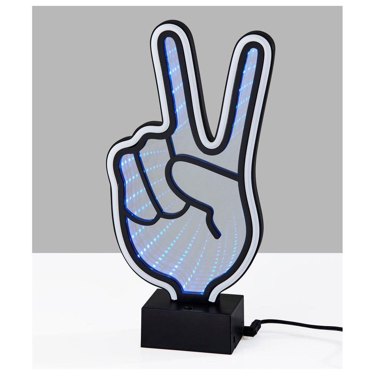 Infinity Neon Peace Sign