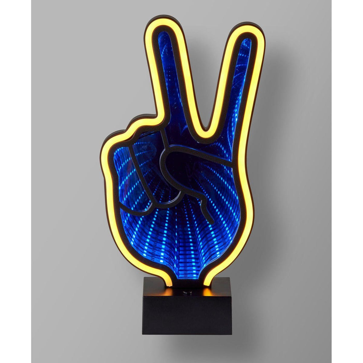 Infinity Neon Peace Sign