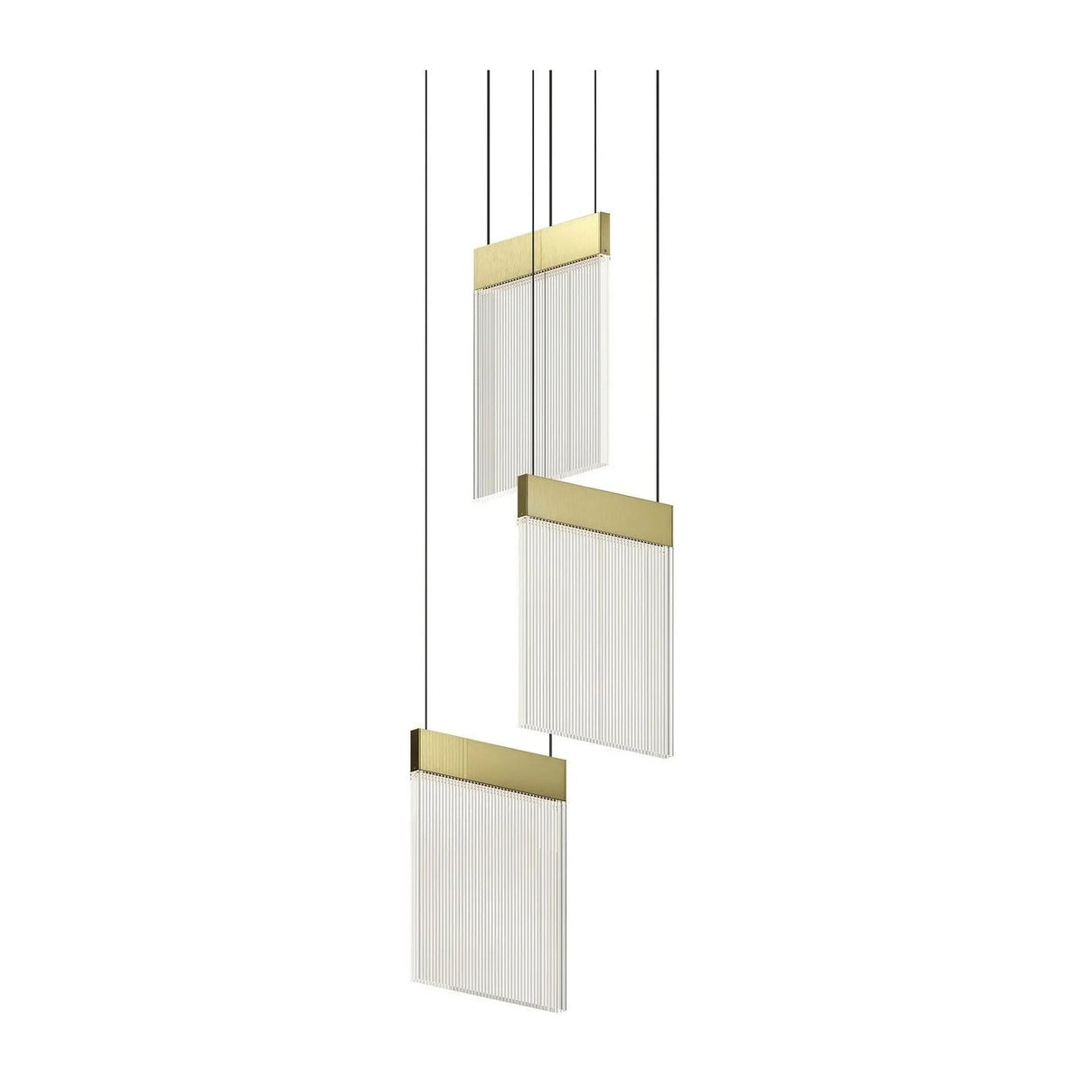 Sonneman - V Panels LED Chandelier - 3092.14 | Montreal Lighting & Hardware