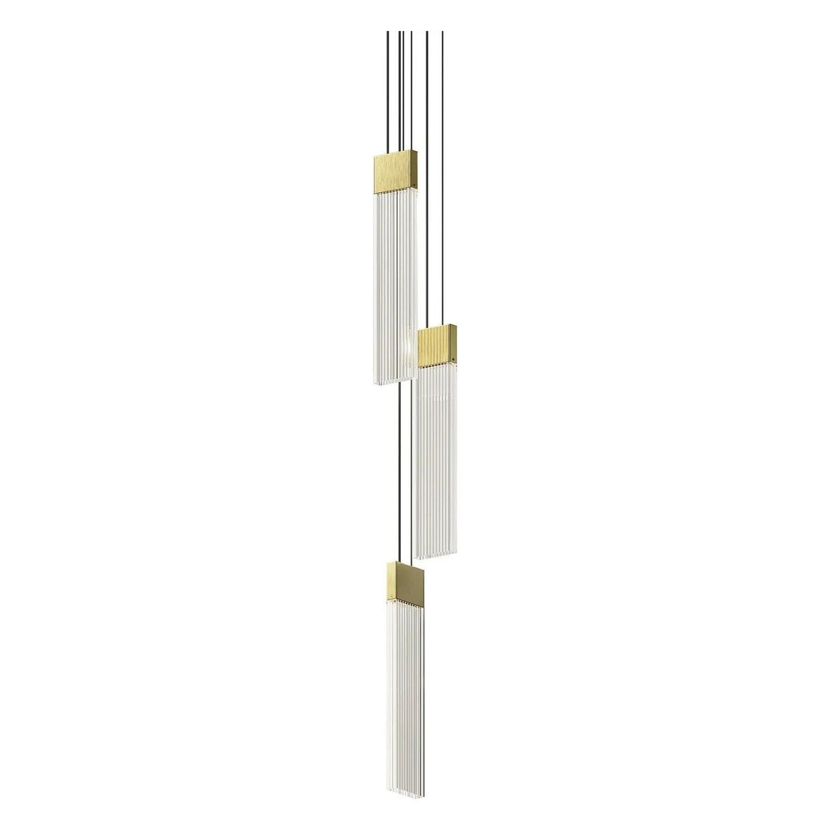 Sonneman - V Panels LED Chandelier - 3093.14 | Montreal Lighting & Hardware