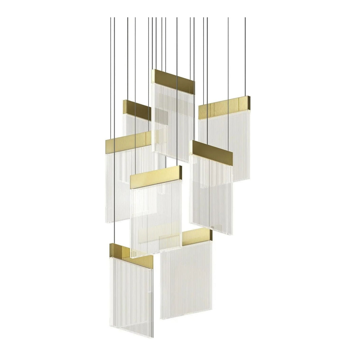 Sonneman - V Panels LED Chandelier - 3094.14 | Montreal Lighting & Hardware