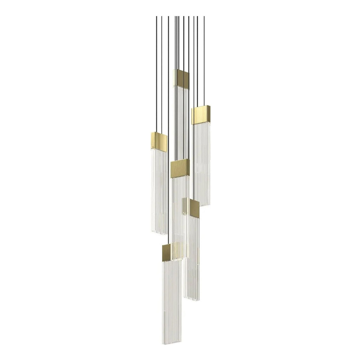 Sonneman - V Panels LED Chandelier - 3095.14 | Montreal Lighting & Hardware