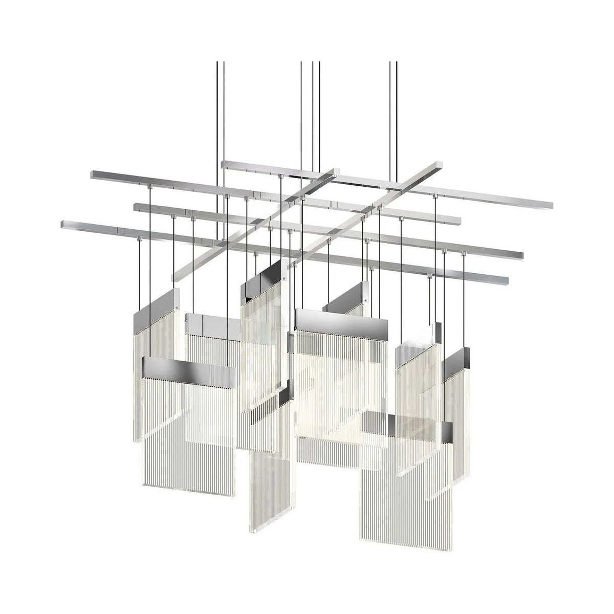 Sonneman - V Panels LED Chandelier - 3097.01 | Montreal Lighting & Hardware