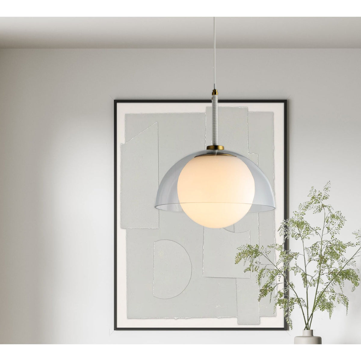 Studio M Lighting - Chapeau LED Pendant - SM21303SBR | Montreal Lighting & Hardware