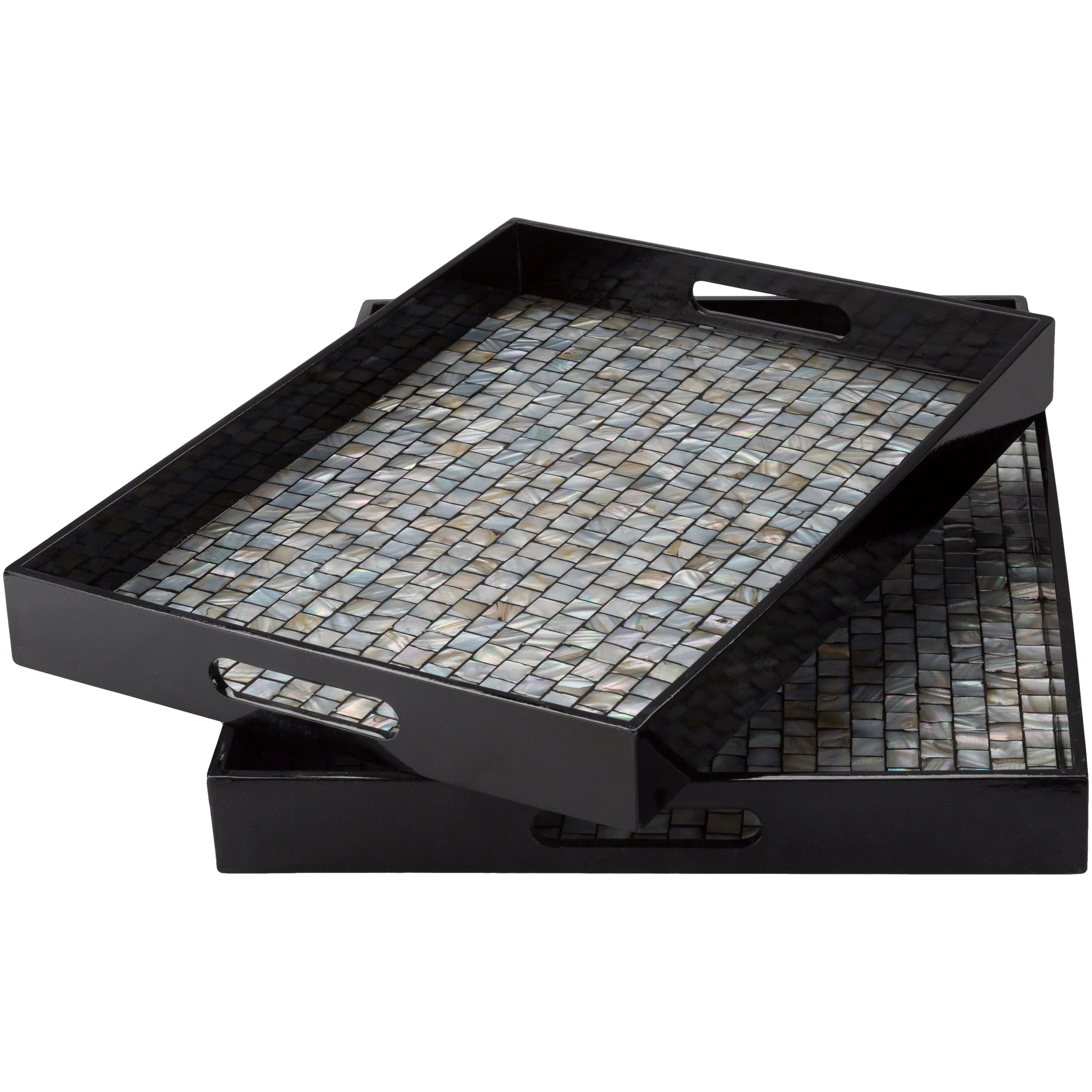 Surya - Alessandra Decorative Tray - ALS001-SET | Montreal Lighting & Hardware