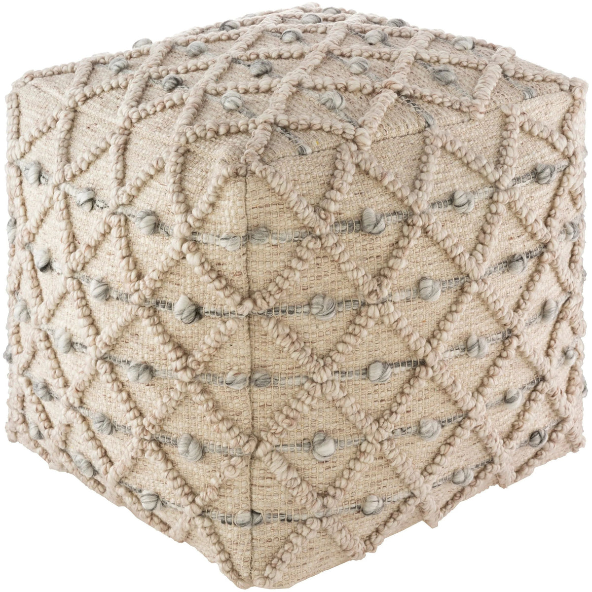 Surya - Anders Pouf - ARPF001-181818 | Montreal Lighting & Hardware