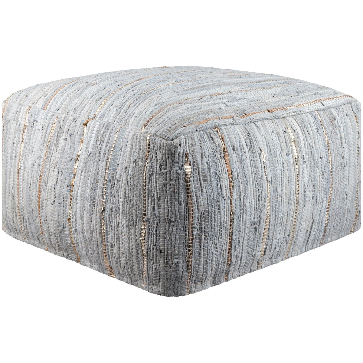 Surya - Anthracite Pouf - ATPF-002 | Montreal Lighting & Hardware