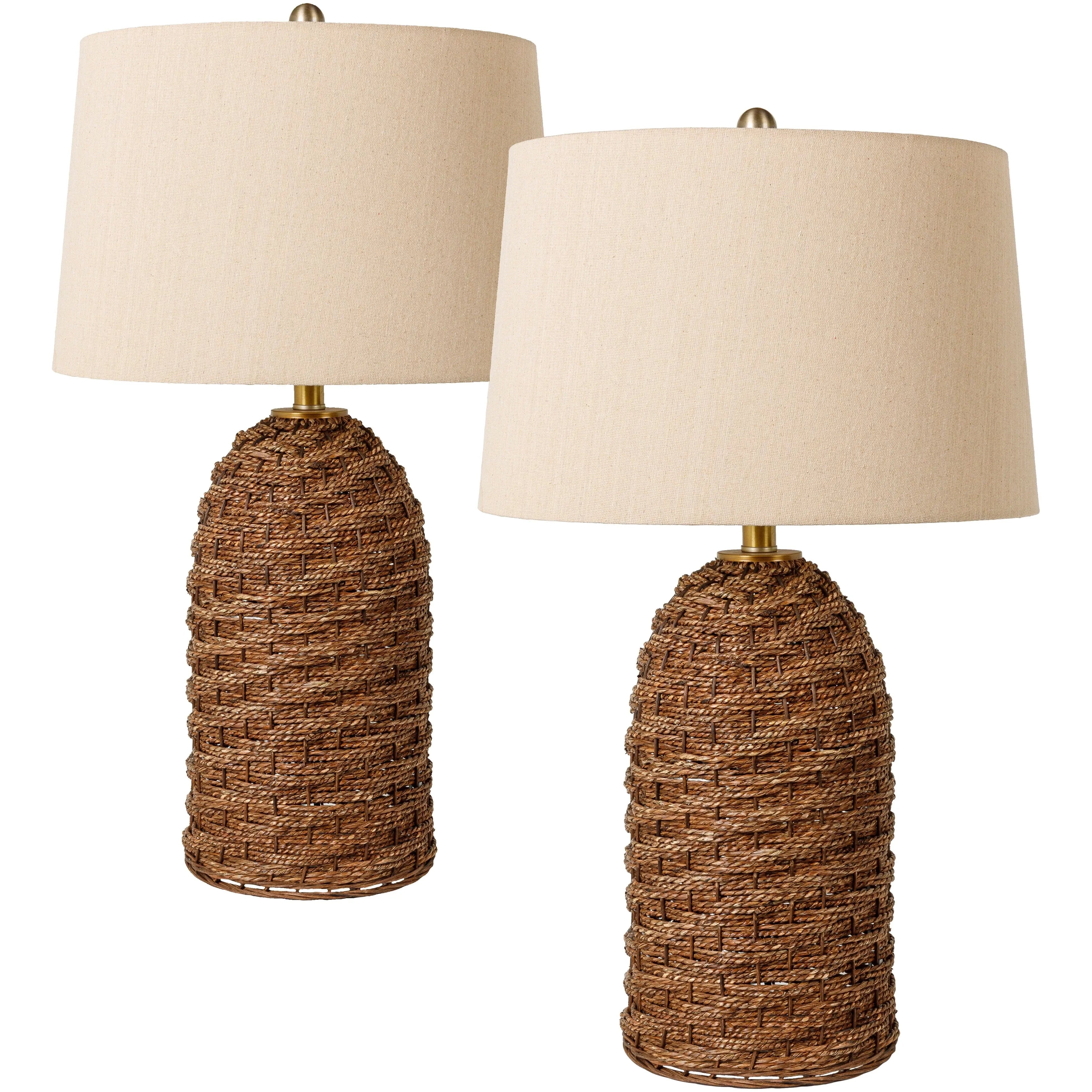 Surya - Baja Accent Table Lamp - BJA001-SET | Montreal Lighting & Hardware