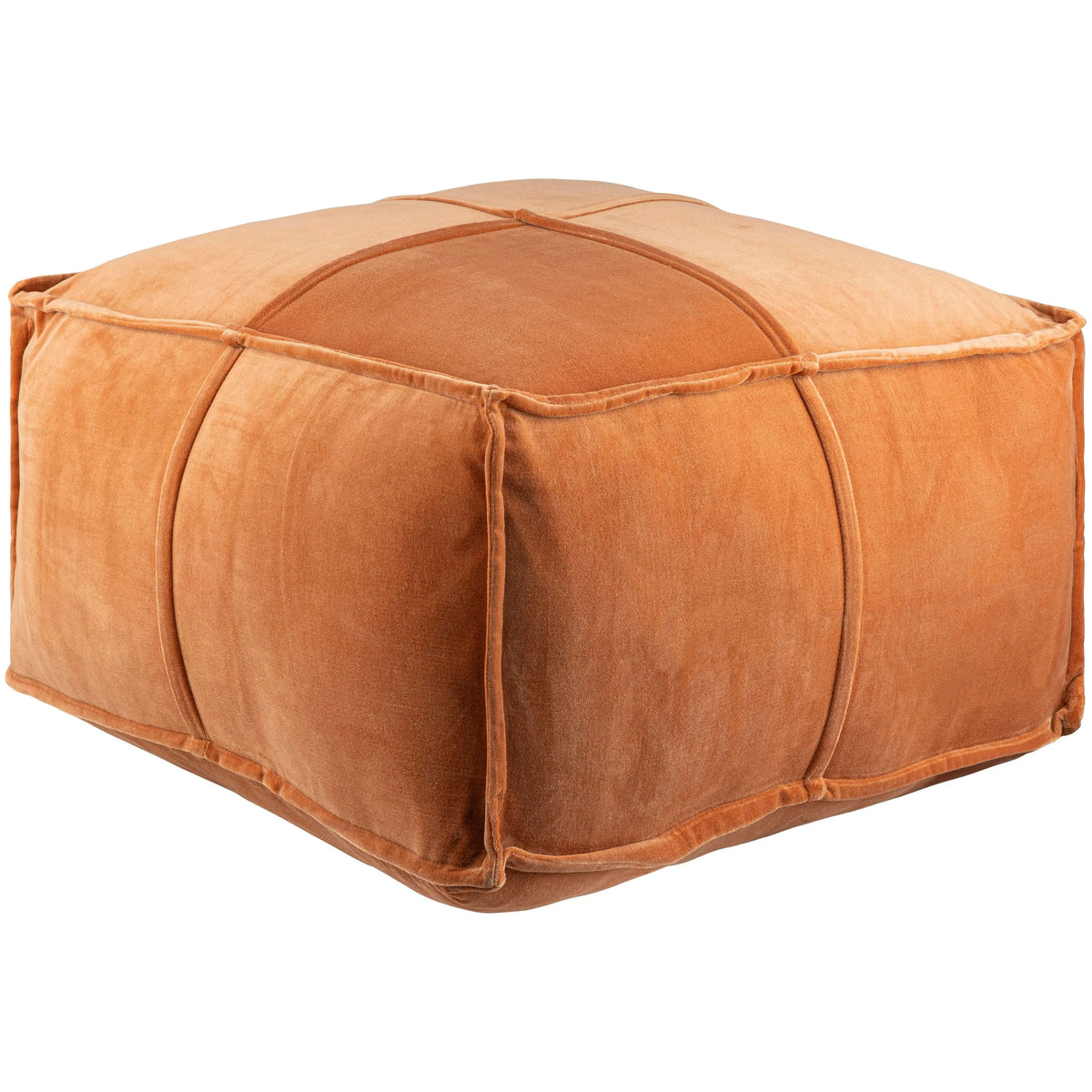 Surya - Cotton Velvet Pouf - CVPF-003 | Montreal Lighting & Hardware