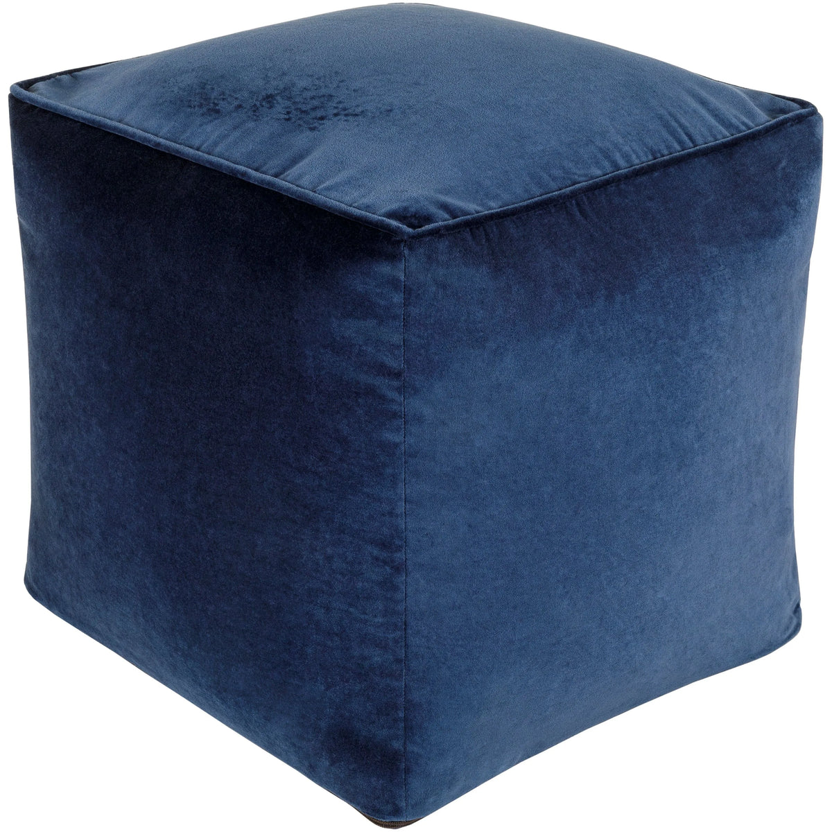 Surya - Cotton Velvet Pouf - CVPF019-161616 | Montreal Lighting & Hardware