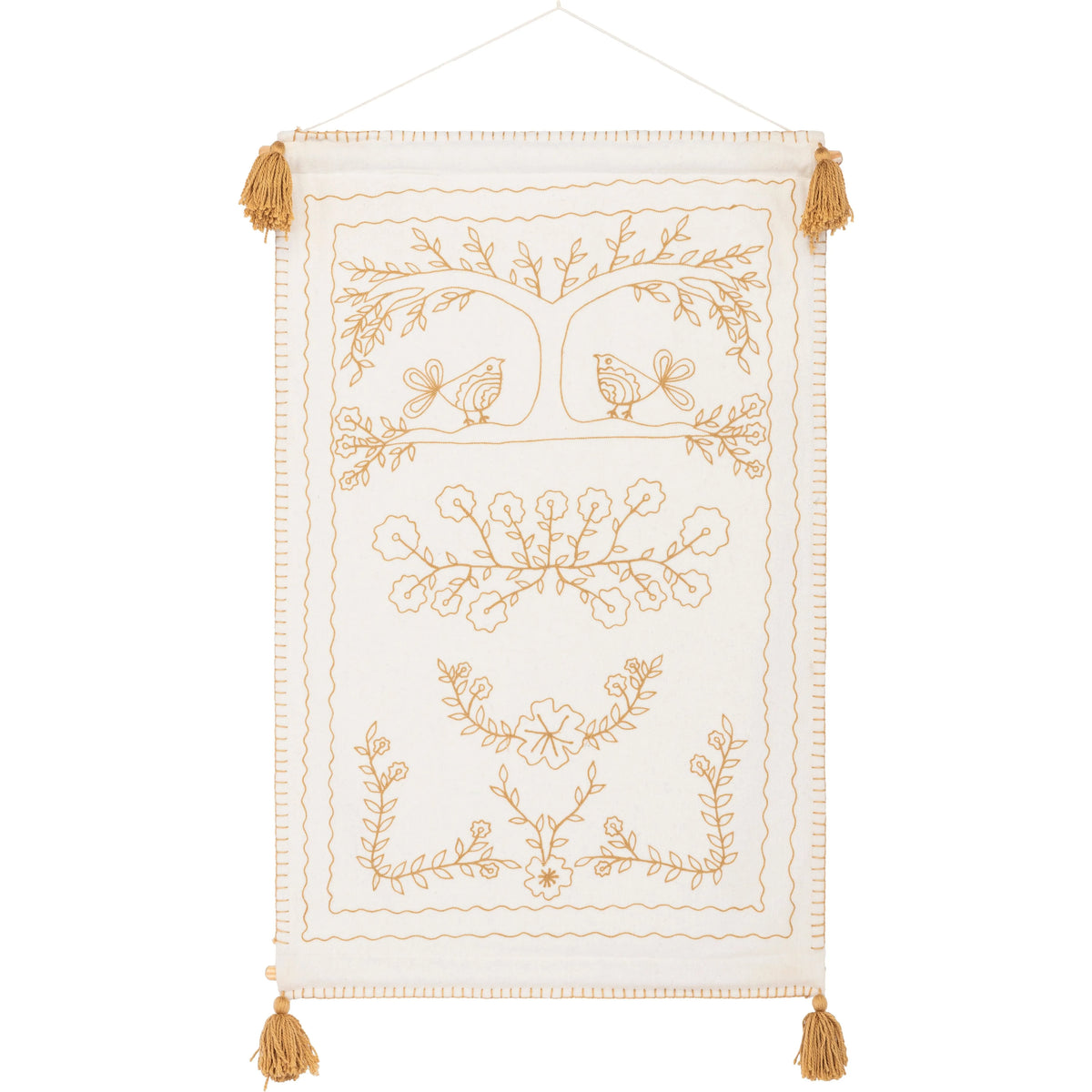 Surya - Folk Tale Wall Hanging - FKL1001-2436 | Montreal Lighting & Hardware