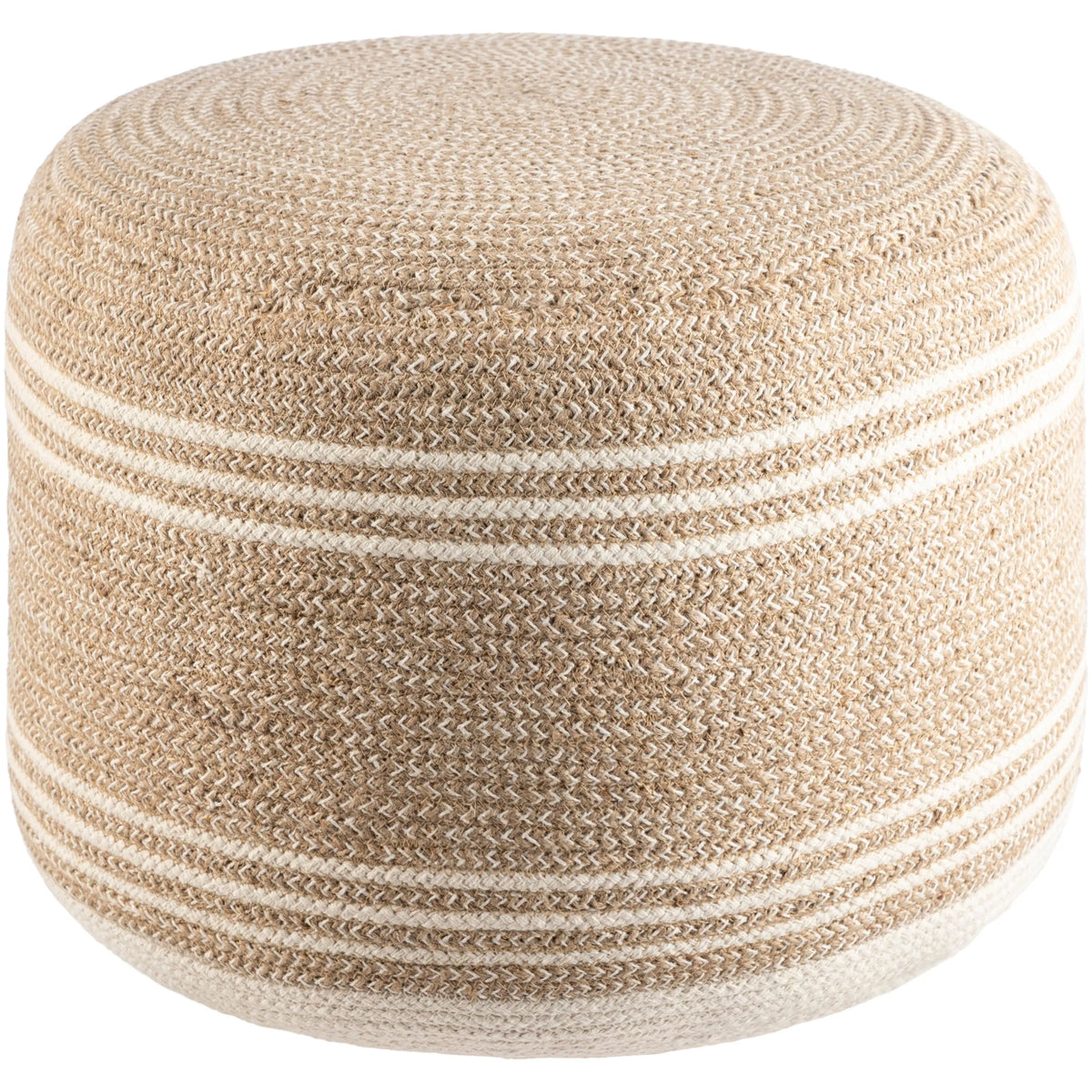 Surya - Frankfurt Pouf - FFPF001-141818 | Montreal Lighting & Hardware