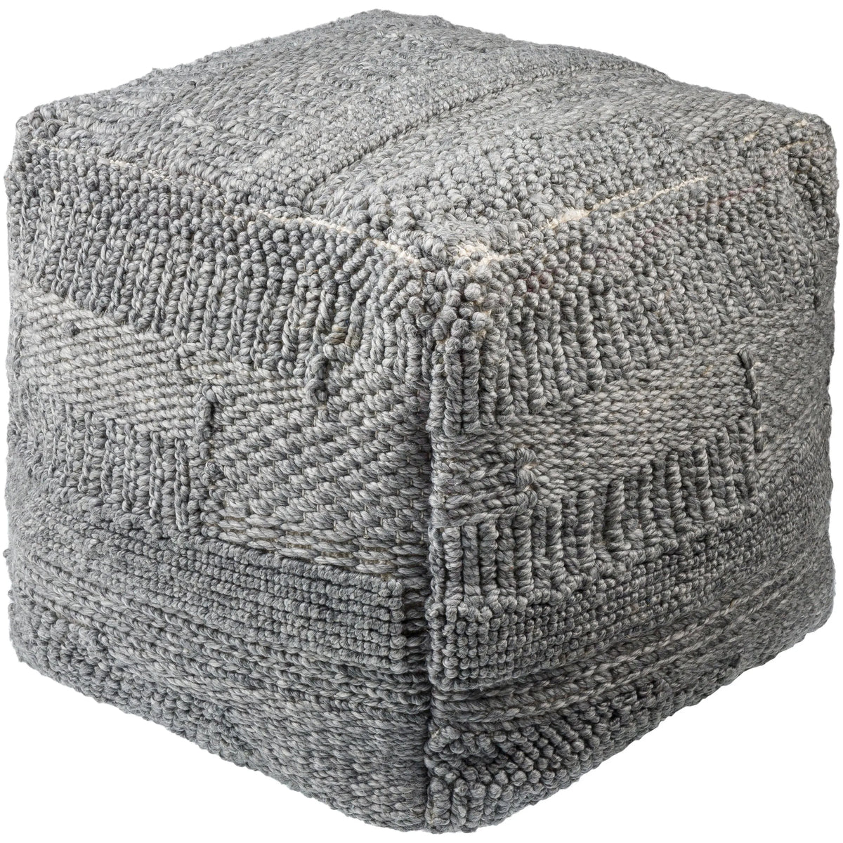 Surya - Gabon Pouf - GNPF001-181818 | Montreal Lighting & Hardware