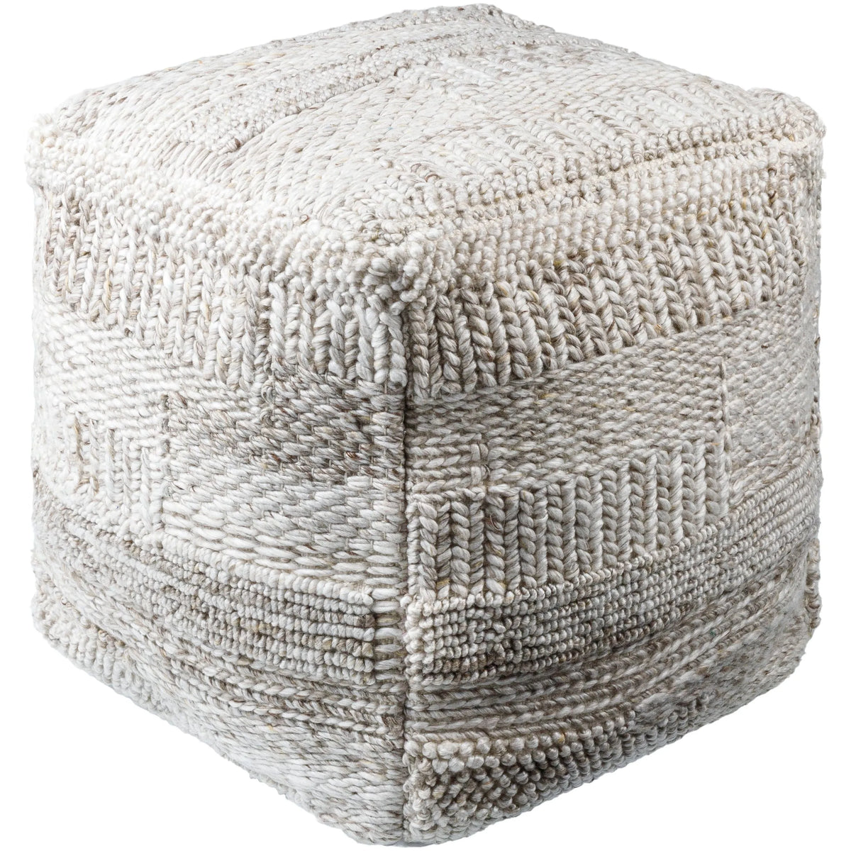 Surya - Gabon Pouf - GNPF002-181818 | Montreal Lighting & Hardware