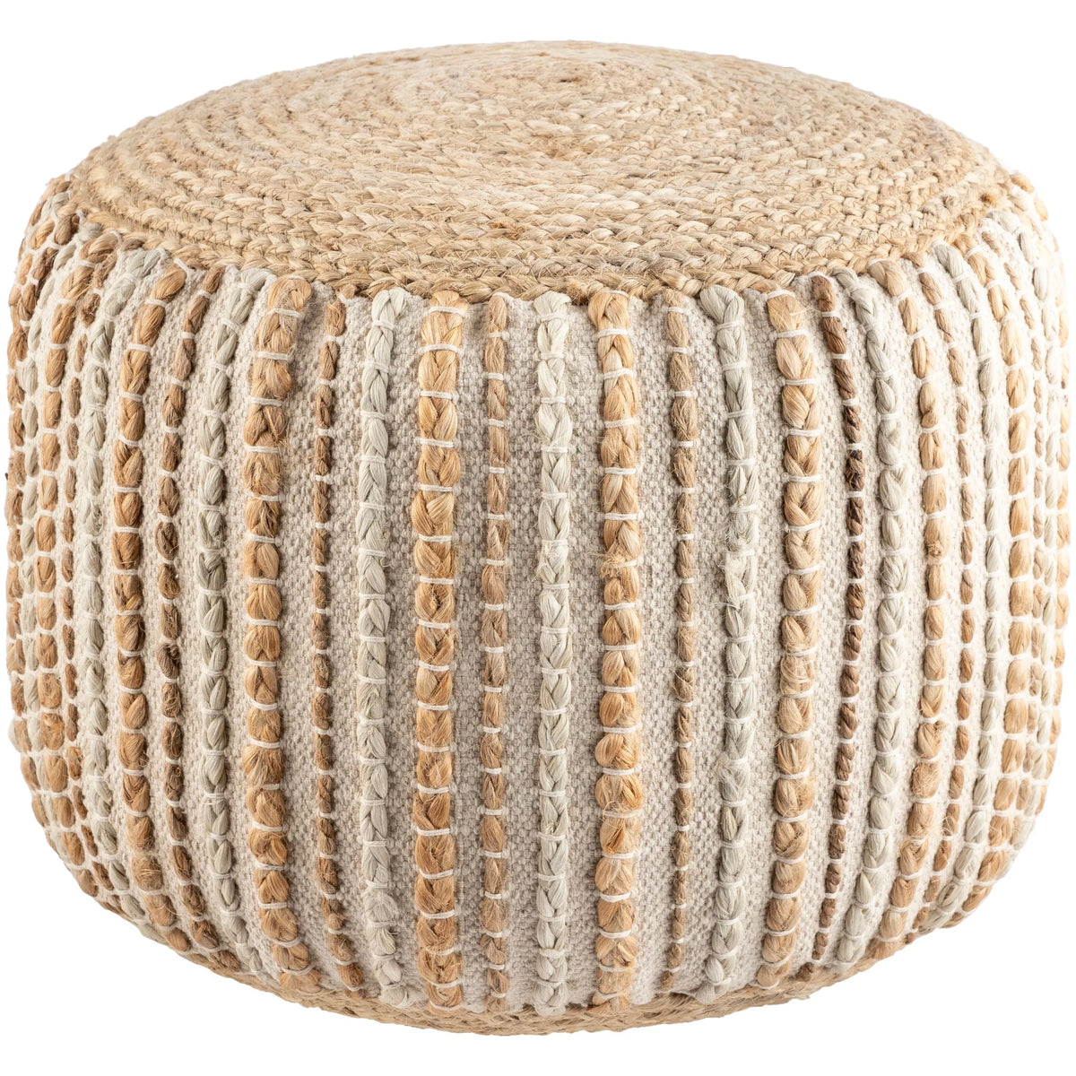 Surya - Genova Pouf - GVPF001-141818 | Montreal Lighting & Hardware