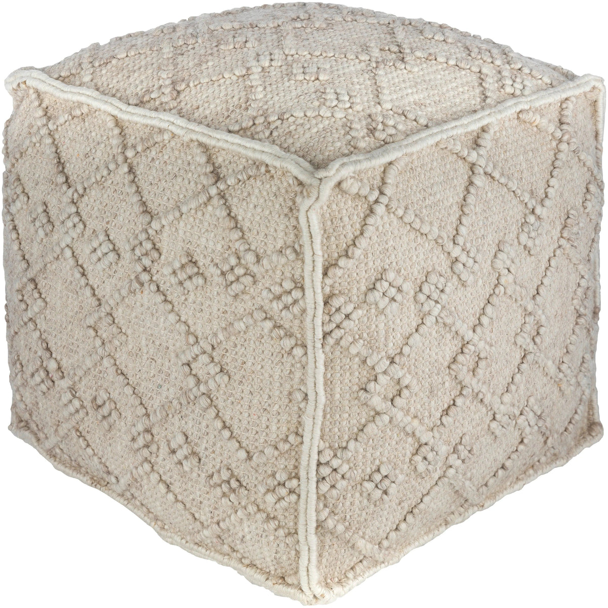 Surya - Hygge Pouf - HGPF002-181818 | Montreal Lighting & Hardware