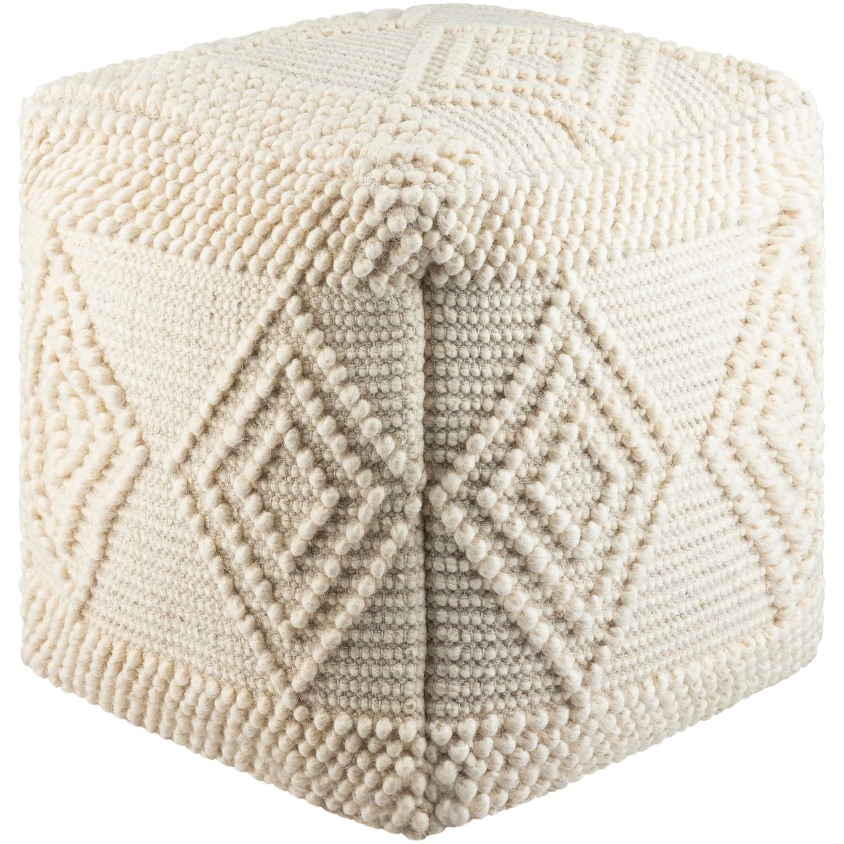 Surya - Hygge Pouf - HGPF004-181818 | Montreal Lighting & Hardware