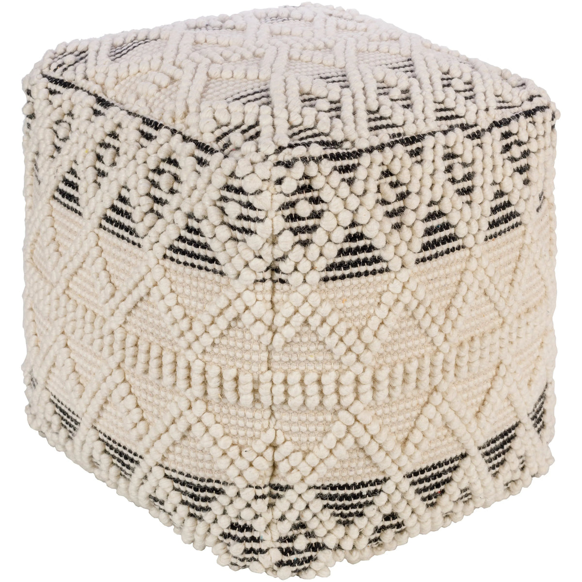 Surya - Hygge Pouf - HGPF007-181818 | Montreal Lighting & Hardware