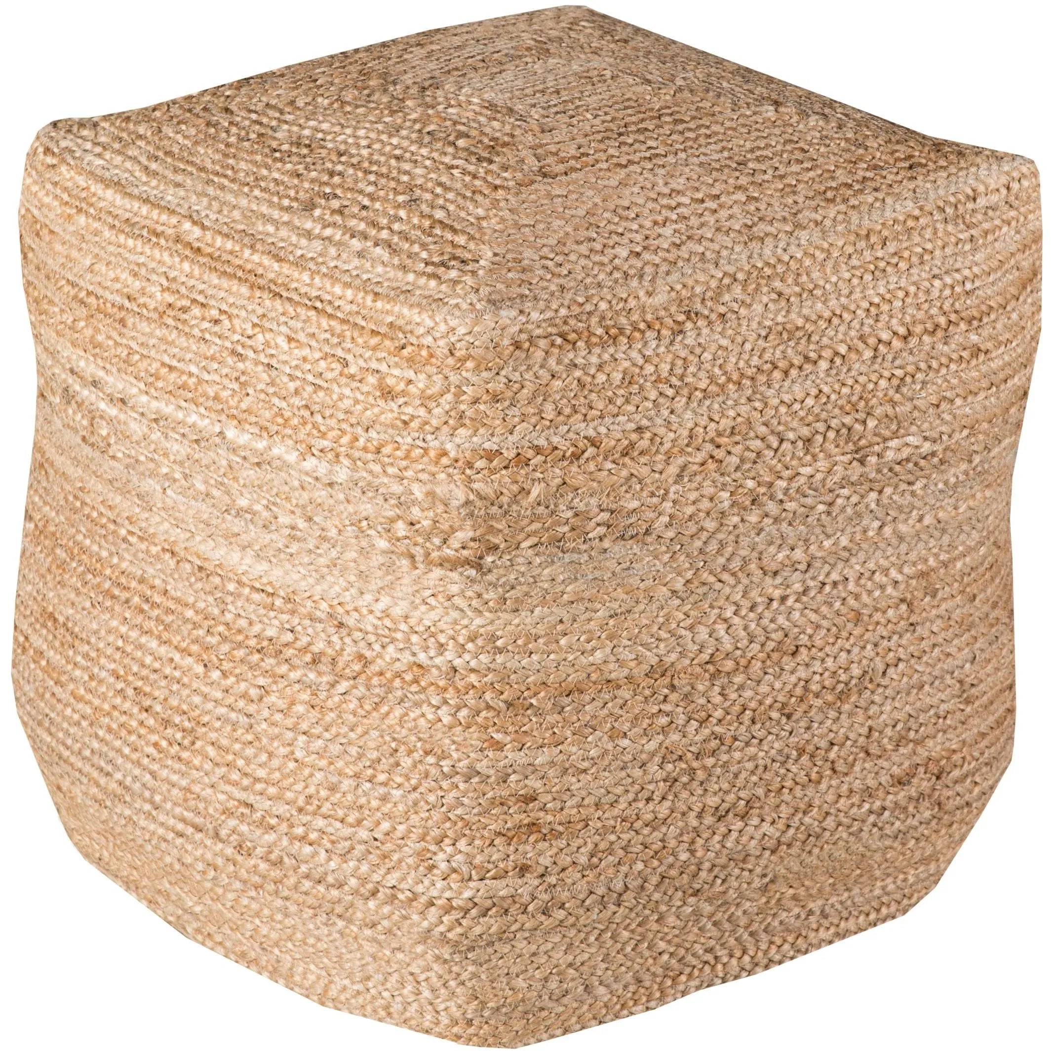 Surya - Jute Pouf - POUF-101 | Montreal Lighting & Hardware