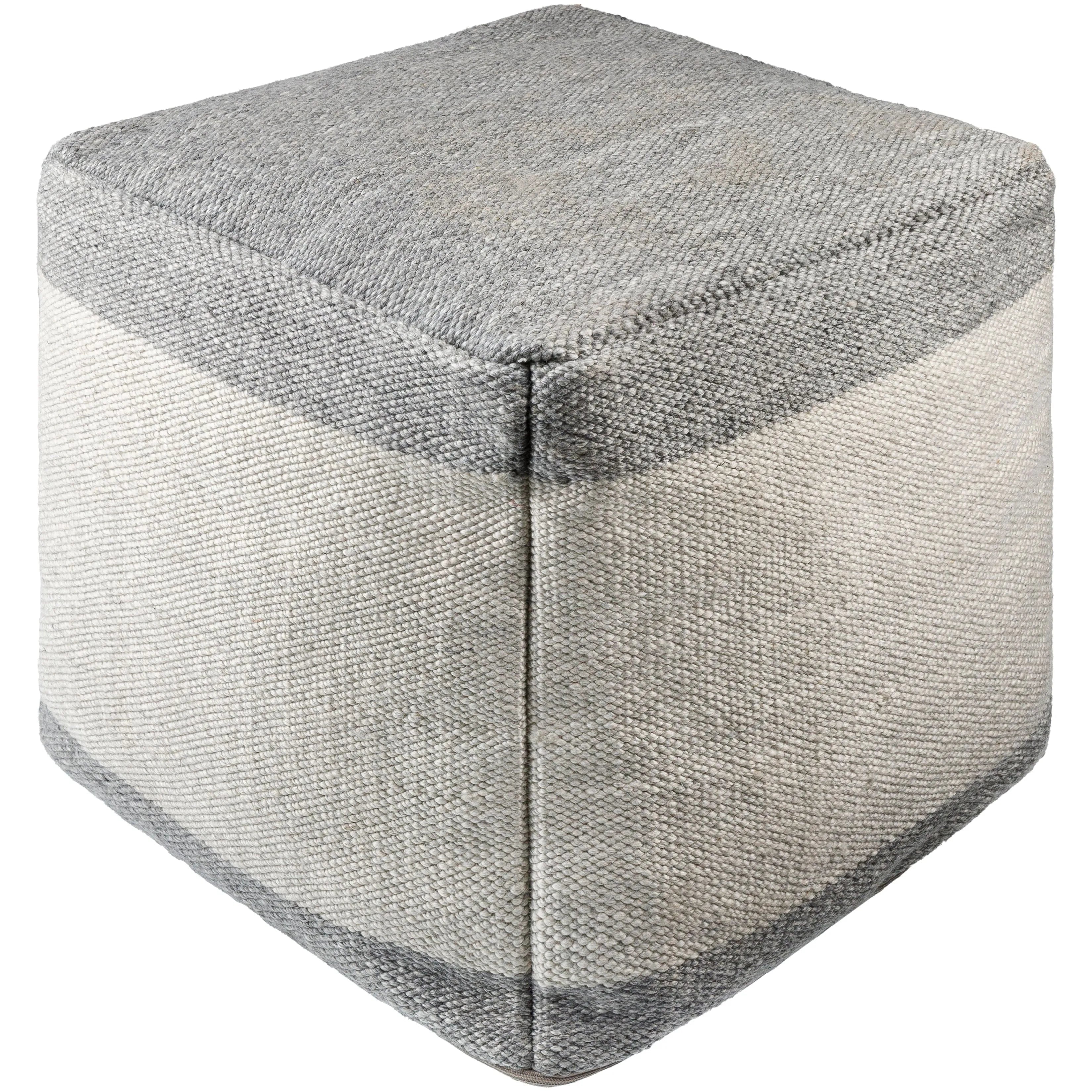 Surya - Latvia Pouf - LVPF001-181818 | Montreal Lighting & Hardware