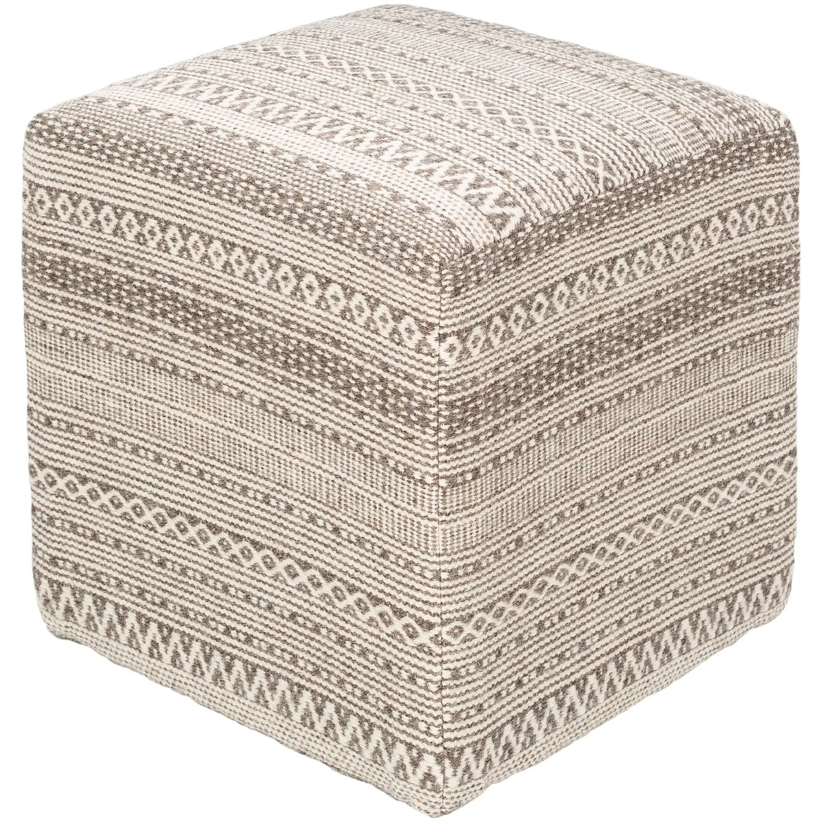 Surya - Leif Pouf - LFPF001-161618 | Montreal Lighting & Hardware