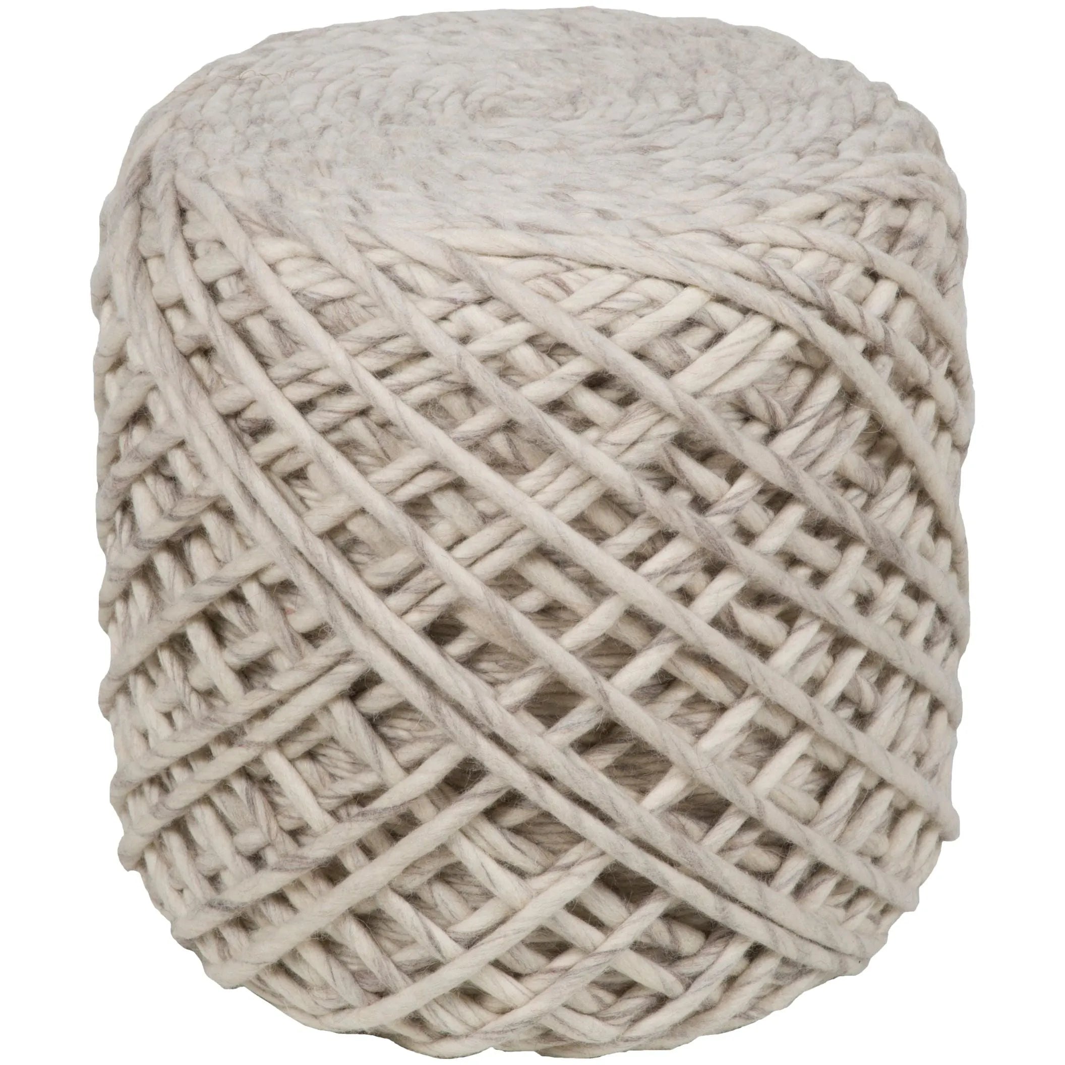 Surya - Yukon Pouf - YKN001-161618 | Montreal Lighting & Hardware