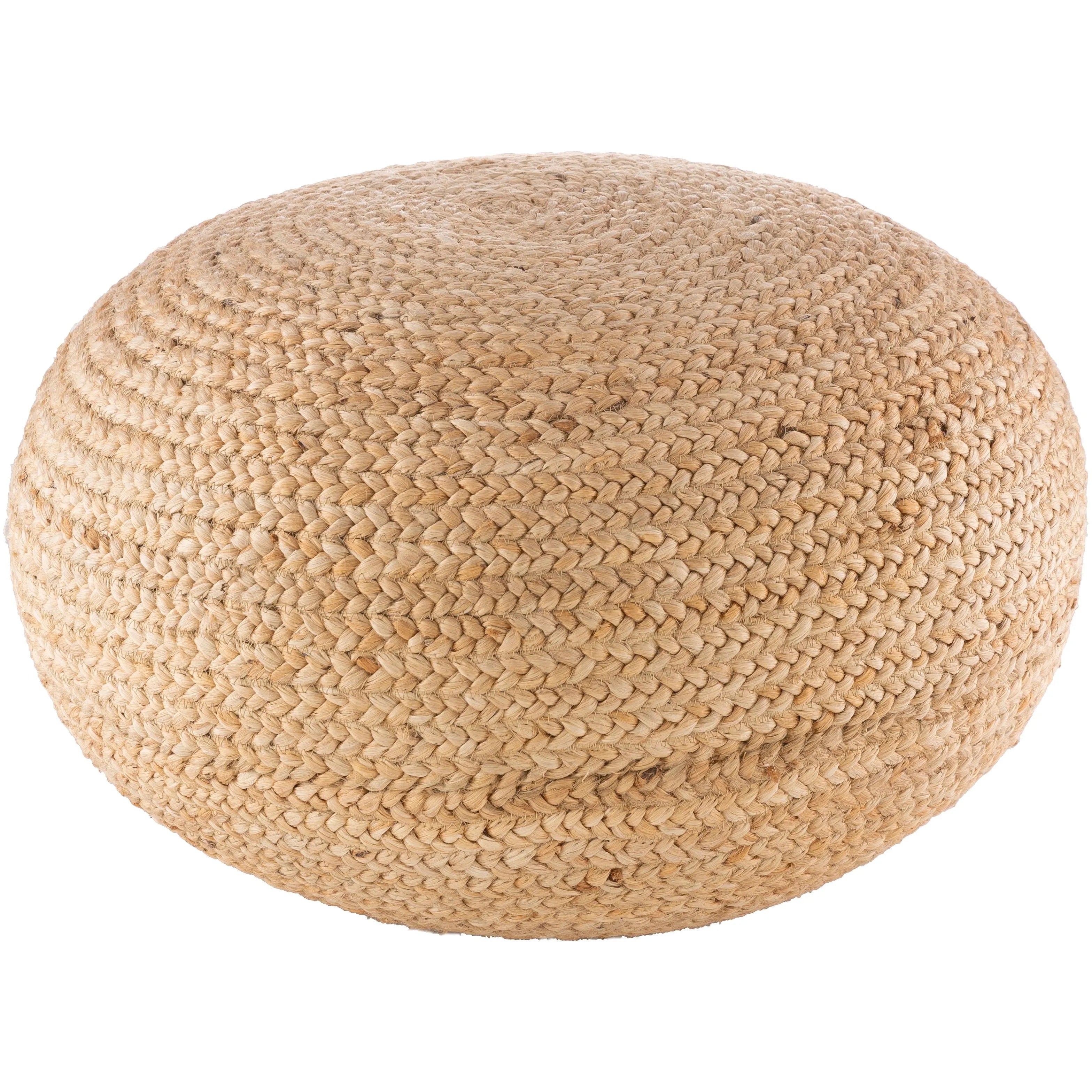 Surya - Zenobia Pouf - ZNB001-252513 | Montreal Lighting & Hardware