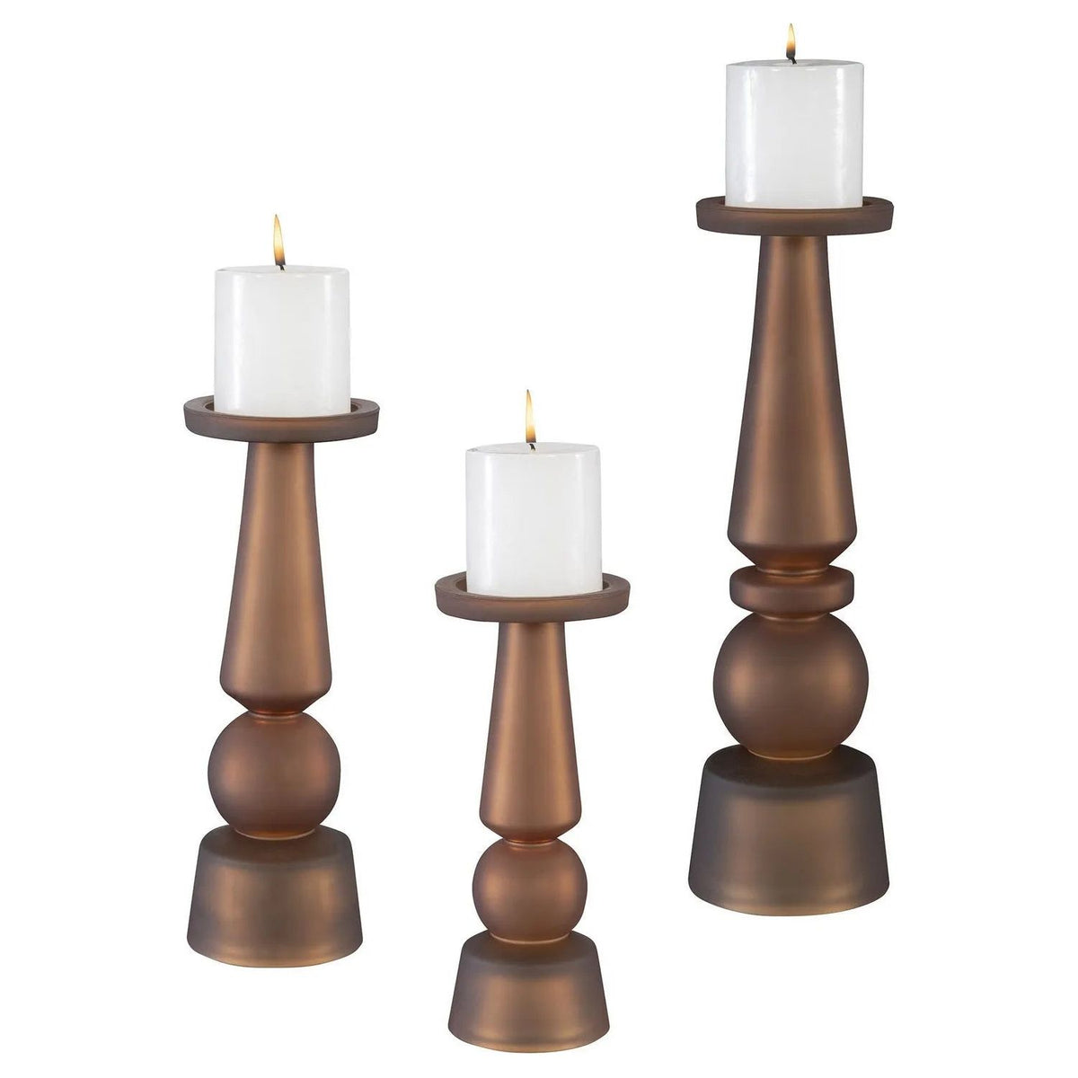 The Uttermost - Cassiopeia Candleholders - Set of 3 - 18045 | Montreal Lighting & Hardware