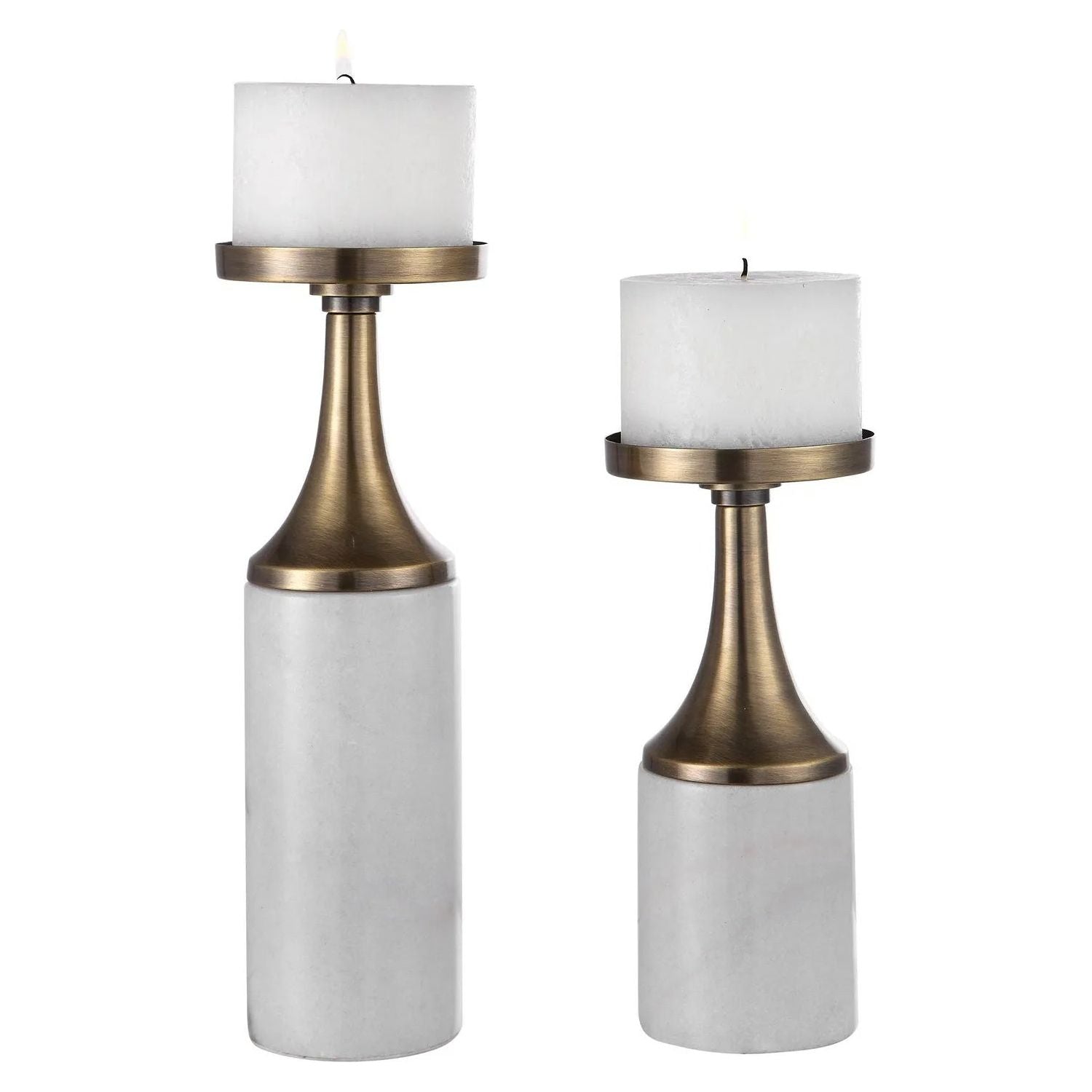 The Uttermost - Castiel Candleholders, Set/2 - 17546 | Montreal Lighting & Hardware