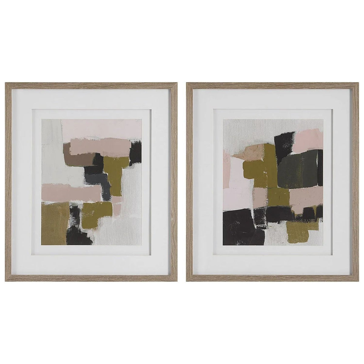 The Uttermost - Color Block Framed Prints, Set/2 - 41453 | Montreal Lighting & Hardware