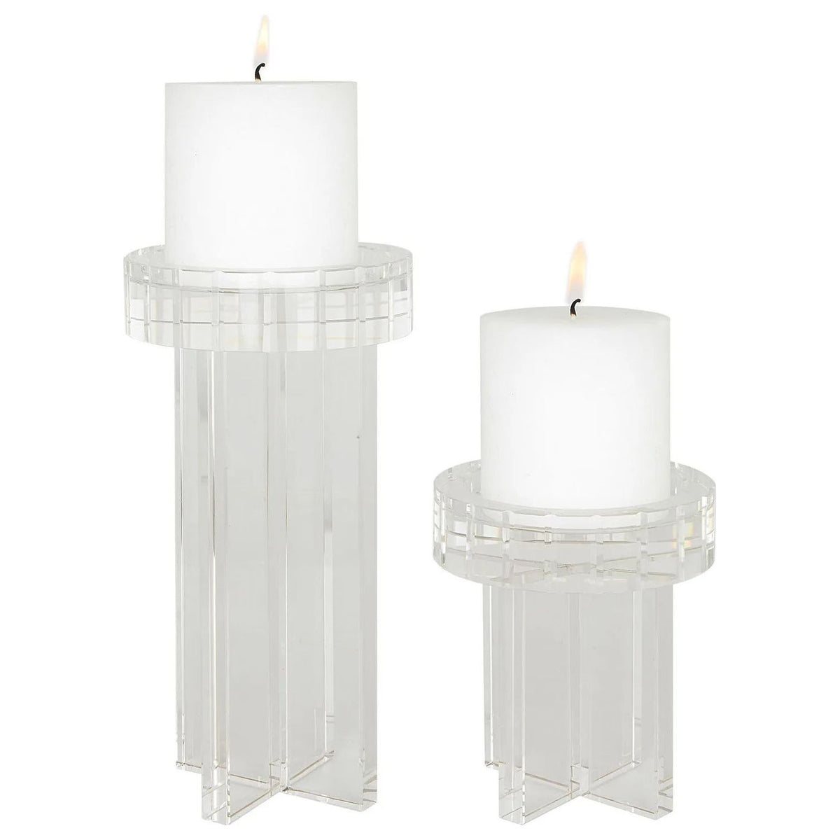 The Uttermost - Crystal Candleholders, Set/2 - 18054 | Montreal Lighting & Hardware